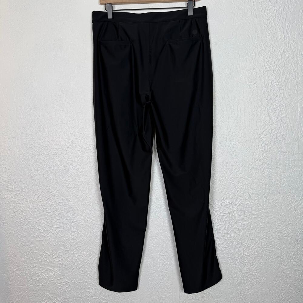 G/FORE Women's Relaxed Fit Tech Nylon Track Golf Pants Onyx Black Size Large - Picture 2 of 5
